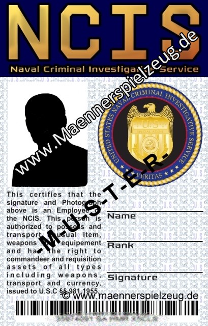 Dienstausweis NAVY CIS (NCIS)