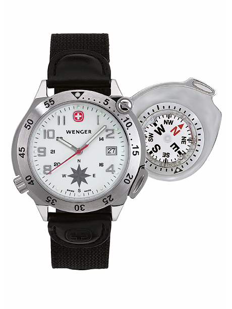 Bild Nr. 2 Kompass-Uhr Wenger Compass Navigator Herren Armbanduhr