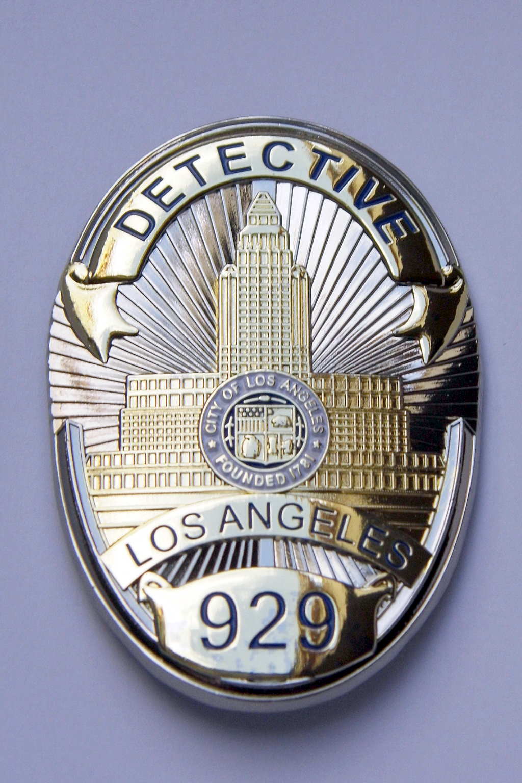 LA Police DETECTIVE BADGE 
