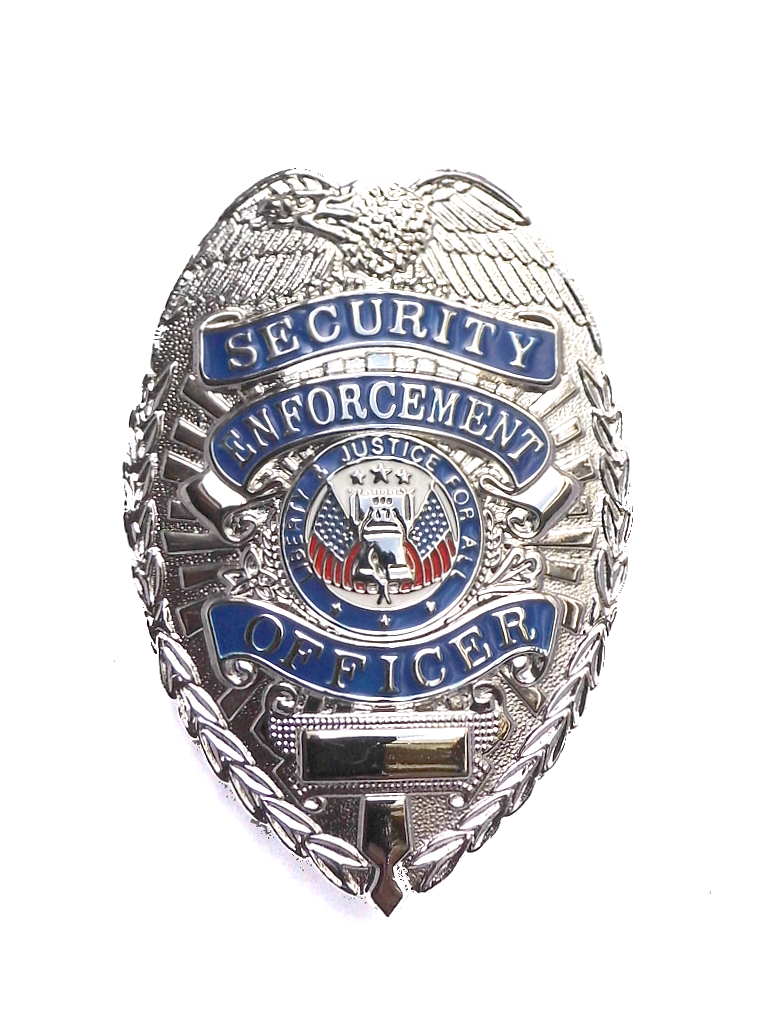 Dienstmarke Security Enforcement Officer Metall  Badge