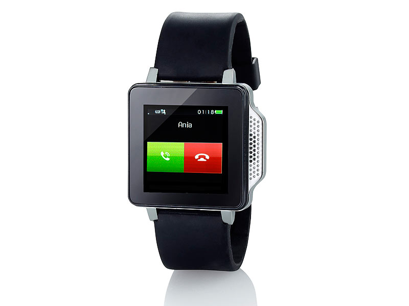 Handy-Uhr PW-315.touch mit Uhr und Mediaplayer