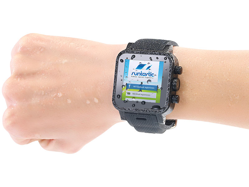 Bild Nr. 3 Handy Uhr MOBILE 1.5 -Smartwatch AW-420.RX mit Android4-BT-WiFi-1 GB