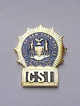 CSI New York Police DETECTIVE BADGE